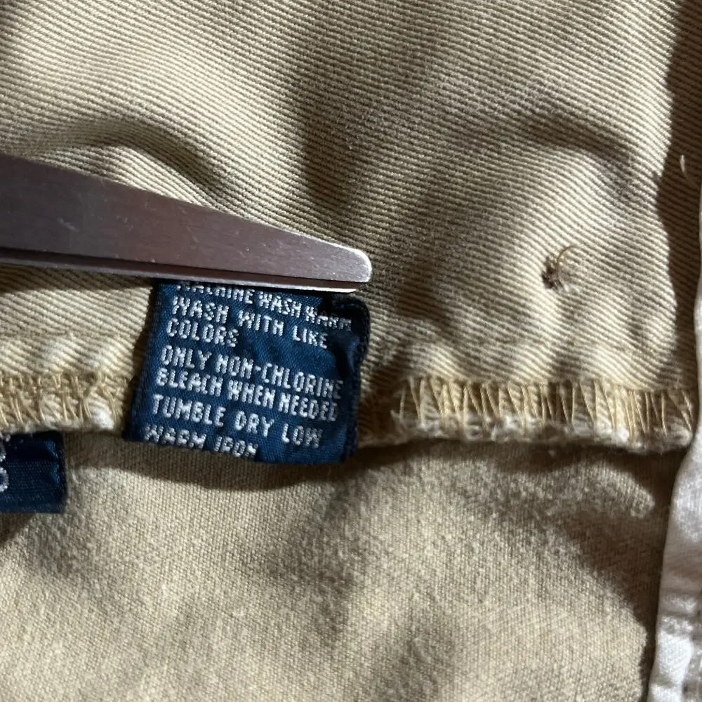 Polo Ralph Lauren Chino Shorts Mens Size‎ 38 Brown Flat Front Casual Preppy